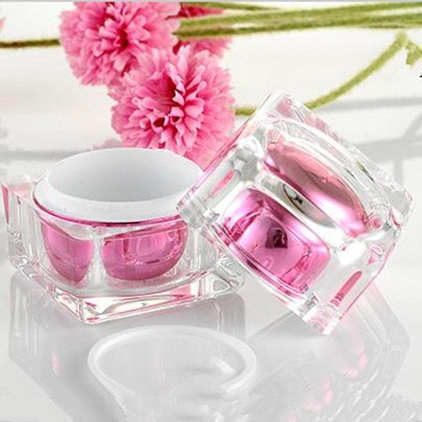 

square crystal clear 30ml acrylic cream jar, 30g acrylic cream bottle