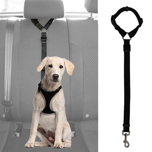 

2021 new qualified pet cat dog safety vehicle car ears seat belt mascots dog belt harness