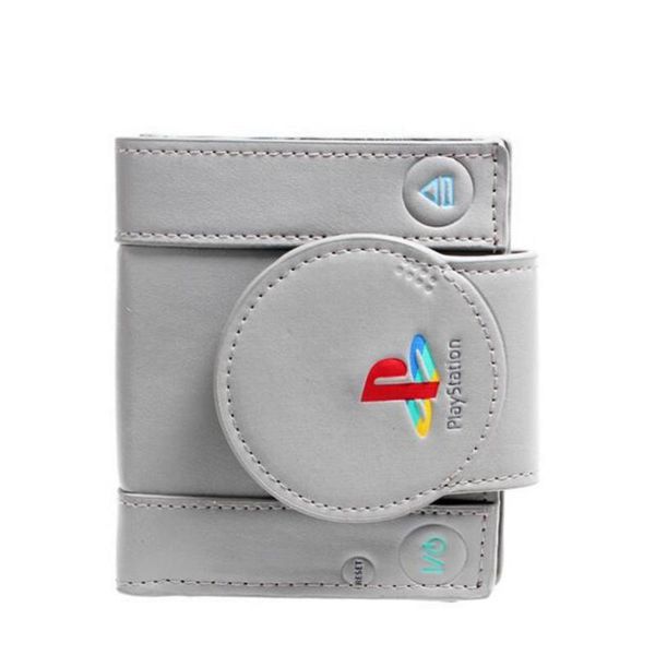 

2021sony men's short wallet bag movie game 2021 male short transverse fashion wallet, Red;black
