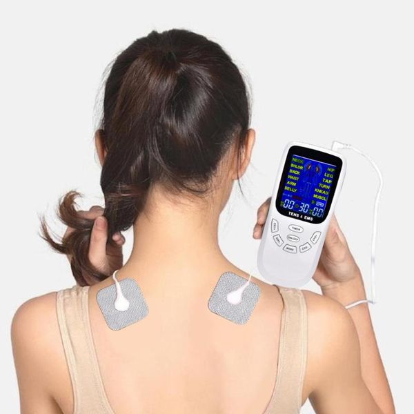 

electric massagers body massager 12 modes ems acupuncture therapy pulse muscle stimulator battery powered pain relief massage relax
