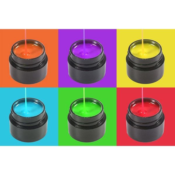

nail gel painting elastic drawing spider 6 colors soak off uv led polish for line diy art manicure, Red;pink