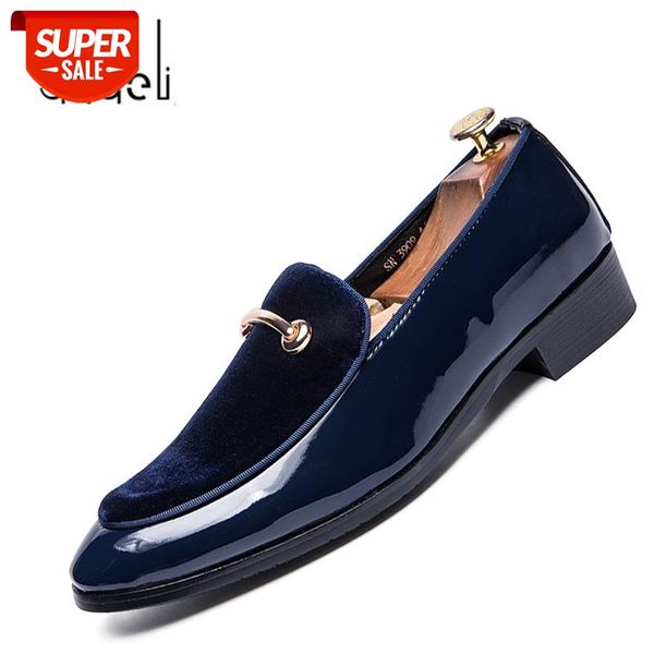 

2020 formal shoes pointed toe dress fashion men loafers leather oxford shoes for men mariage wedding zapatos hombre #hc4v
