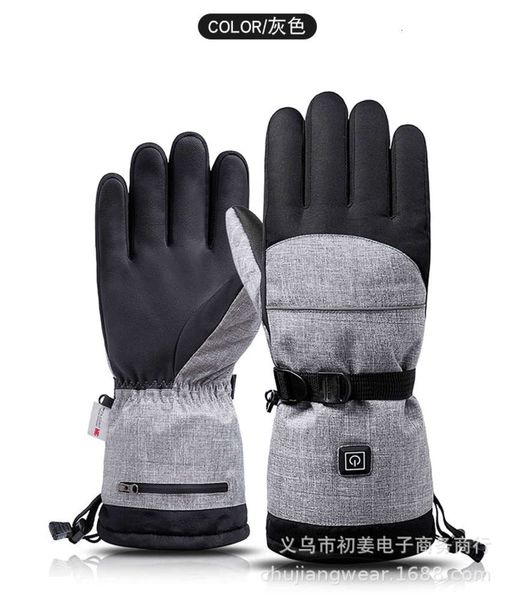 

motorcycle electric heating three gear adjustable temperature ski glov