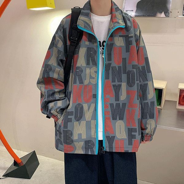 

net red coat, men's handsome fried street spring and autumn fashion jacket, korean fashion, hong kong style jackets, Black;brown