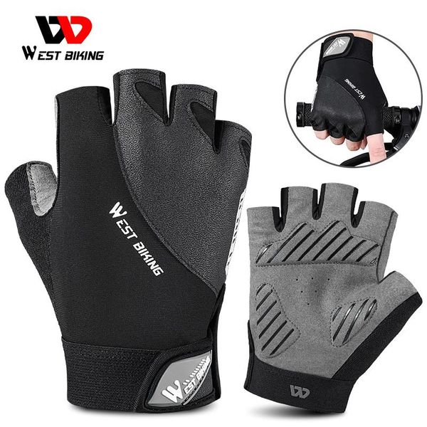 

cycling gloves short-finger breathable non-slip half-finger gloves,for mtb bike road sports fitness accessories, Black