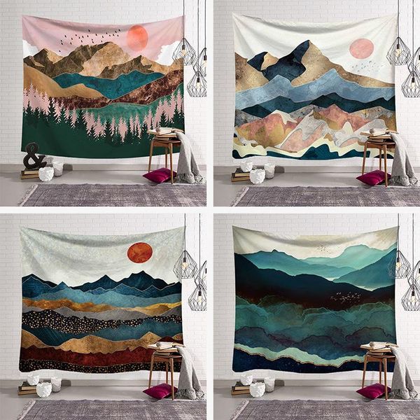 

tapestries nordic tapestry wall hangin background cloth mural aestheticl home decor