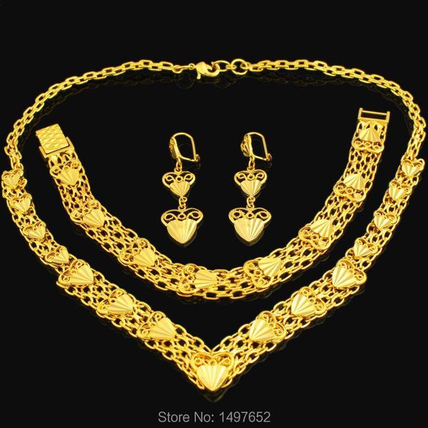 

earrings & necklace ethiopian desigh jewelry set gold color necklace/earring/bracelet african traditional festival gifts, Silver
