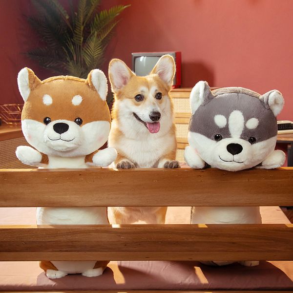 

Cute Shiba Inu Dog Plush Pillow Stuffed Animal Soft Plushie Husky Sleeping Pillow Cushion Pet Doll Home Decor Toys for Girl