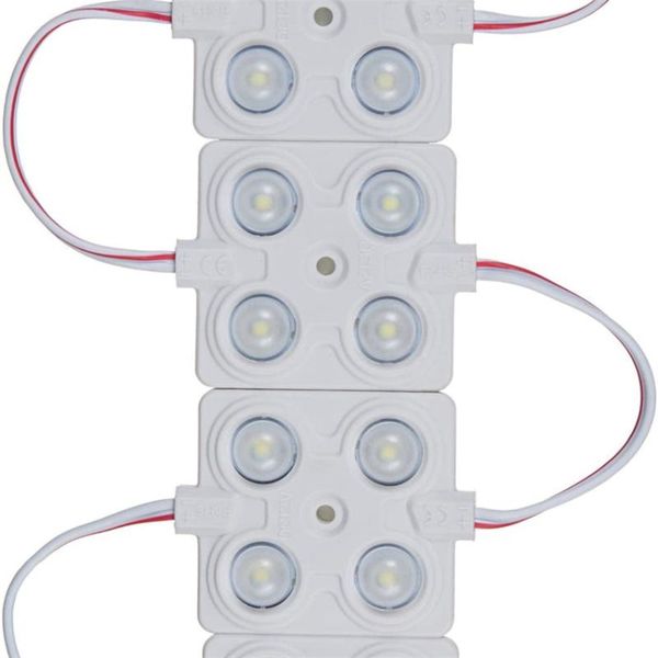 

modules yangmin 40pcs/lot lighting fixtures and controls dc12v 2w 4-led 2835 smd module lights waterproof lamp