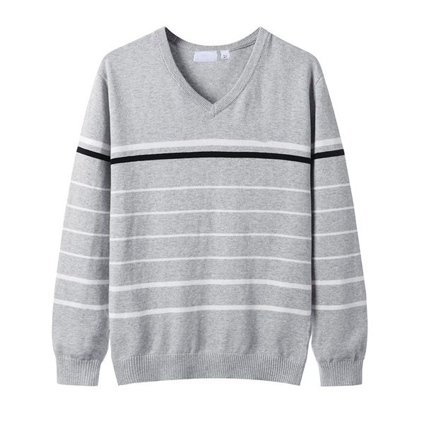 

designer brand spring winter men's sweater v-neck casual knit jumpers zip sweaters mens long pullovers famous brand youth autumn, White;black