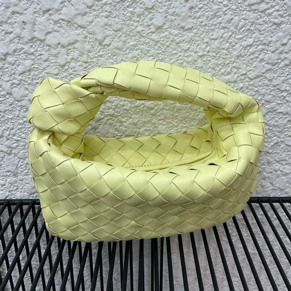 

woven clutch bag handbag circular tote handbags multicolor zipper genuine leather mini wallet fashion soft boston interior pocket