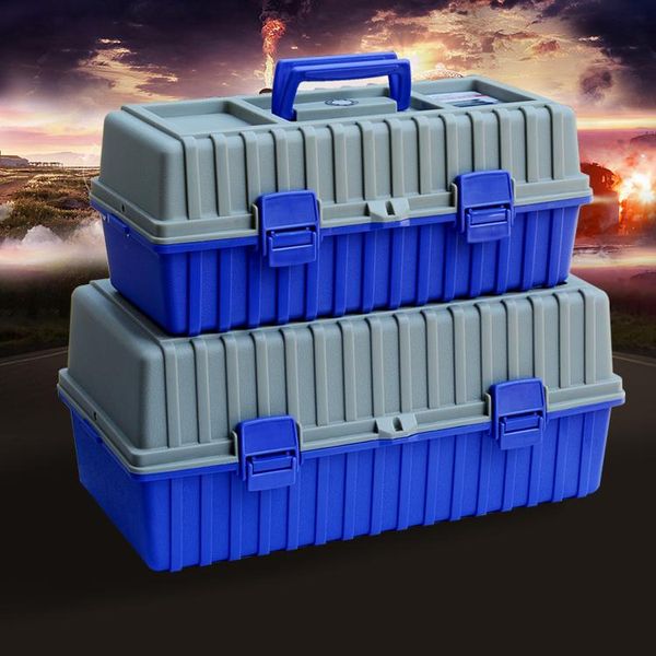 

tool organizers high capacity case bags household fold three layers hardware storage plastic portable valigetta parts box dm50tc