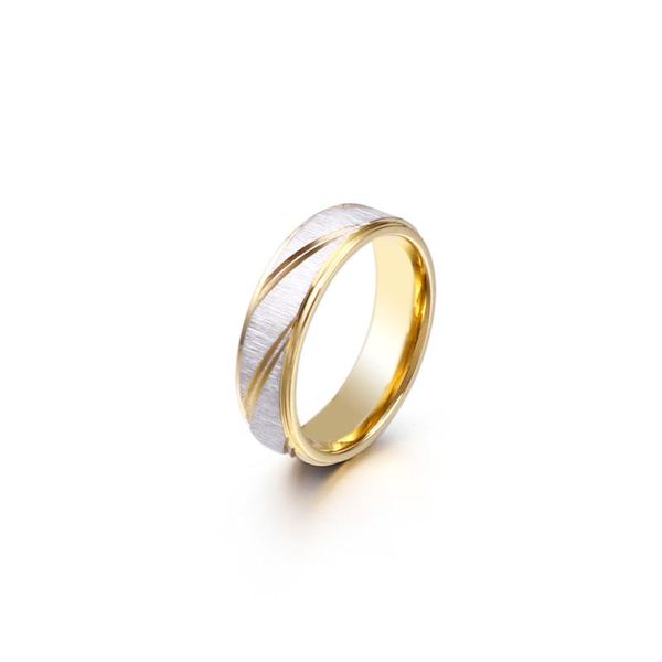 

wedding rings fashion stainless steel jewelry woman man lovers never fade drop, Slivery;golden