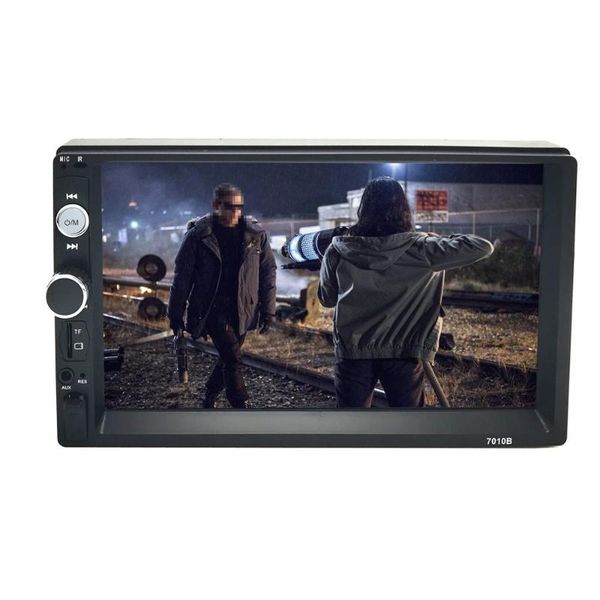 

2 din mp5 player 7 inch lcd touch screen auto fm radio video player music audio with usb support rear camera car
