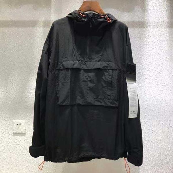 

toney 2020 konng gonng new spring and autumn mid length jacket fashion brand windbreaker solid color004, Black;brown