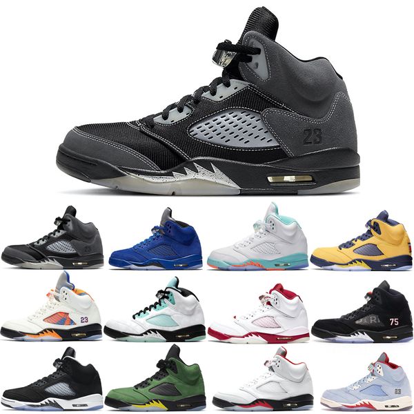 

for man basketball shoes 5 5s fire red alternate grape blue international flight laney royal metallic silver oreo space 3 trainers outdoors