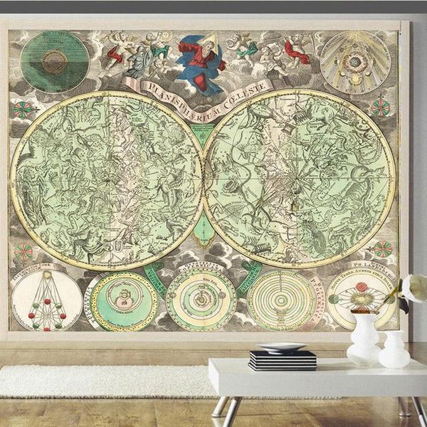 

wallpapers po wallpaper 3d retro murals living room bedroom tv backdrop