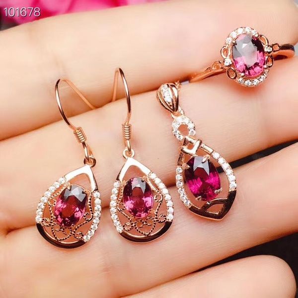 

bracelet, earrings & necklace kjjeaxcmy fine jewelry, 925 sterling silver inlaid natural garnet lady pendant ring earring set support detect, Black