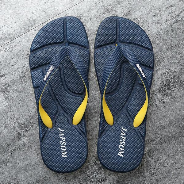 

slippers fashion blue massage men flip-flops big size lazy dias not slip beach slavic musk, Black