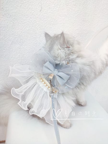 

handmade pet cat dog fairy out vt traction suit anti break small princs drs