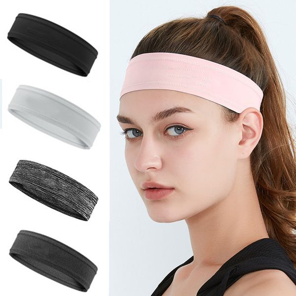 

non slip sport headbands for women men sweatband stretchy soft quick dry lightweight workout exercise band m2