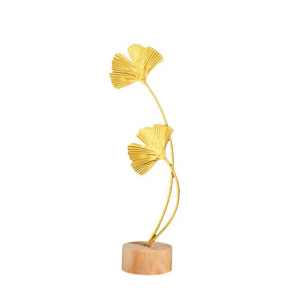 

decorative objects & figurines living room home decoration gifts modern simple office nordic ginkgo bilobed deskornament durable iron ar