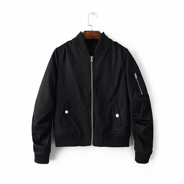 

women's jackets army green zipper bomber jacket women military flight ladies biker womens girls black jack mujer 7, Black;brown