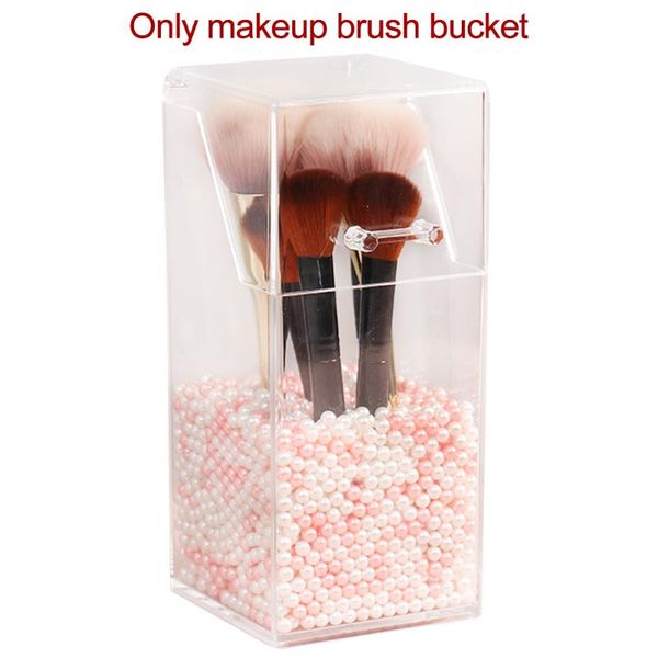 

storage boxes & bins acrylic dustproof makeup brush tube with lid beauty eyebrow pencil eyeliner cosmetic box