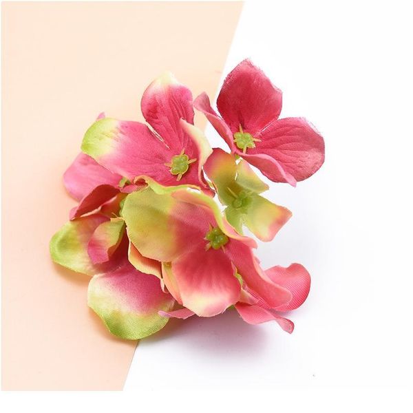 

3pcs silk hydrangea decorative flowers wreaths scrapbook wedding flower wall diy gifts home decor christmas artificial jllsjx
