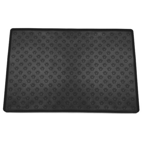 

kennels & pens silicone pet feeding mat - waterproof, splash proof placemat raised edges lightweight easy to clean anti-skid, safe dogs, ca