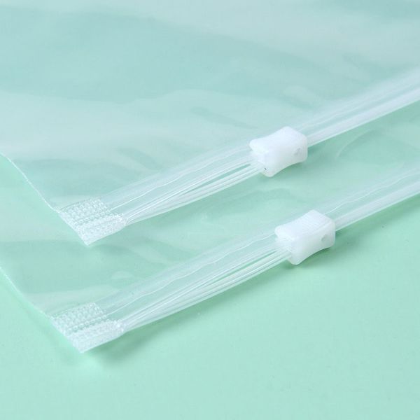 

sewing notions & tools garment zipper bag pe bag transparent plastic, Black