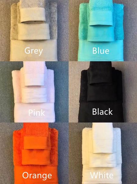 

towel novelty face set of 3 pieces embroidered letters cotton bath towels gift