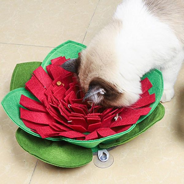 

dog toys & chews 2021 pet toy sucker sniff pad washable training feeding stitching interactive slow down eating feeder mat-
