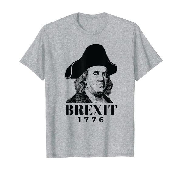 

ben franklin shirt brexit 1776 t-shirt, White;black
