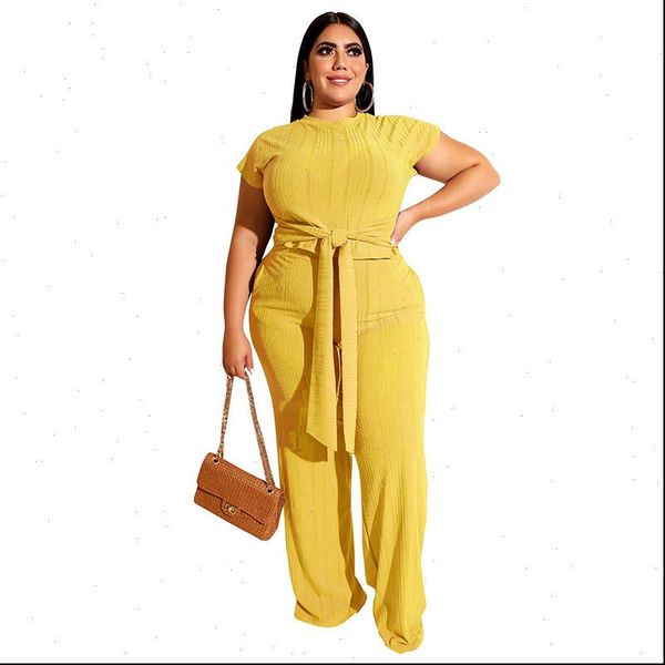 

4xl 5xl plus size women suit 2 piece sets ladies short sleeve pantsuits casual fashion trouser outfits big size 3xl, Gray
