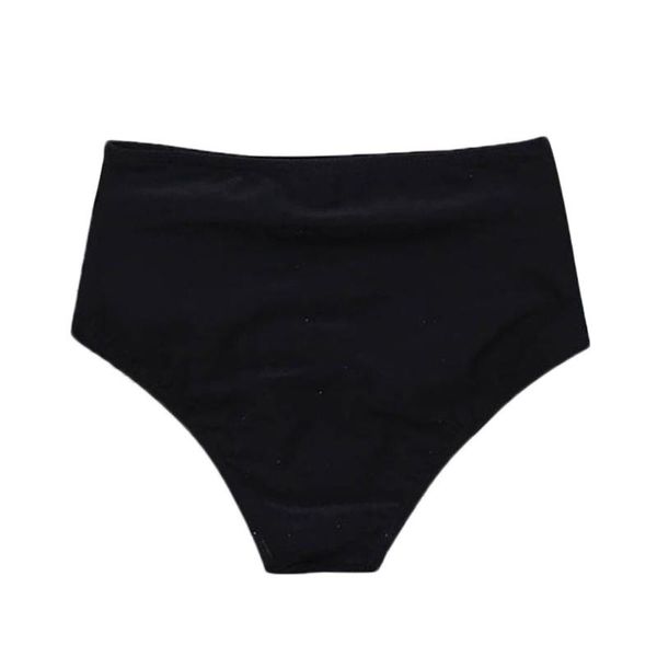 

women's bikini bottoms plus size ruffled high waist printed bikini bottoms swim pants shorts bottom swimsuit bathing, White;black