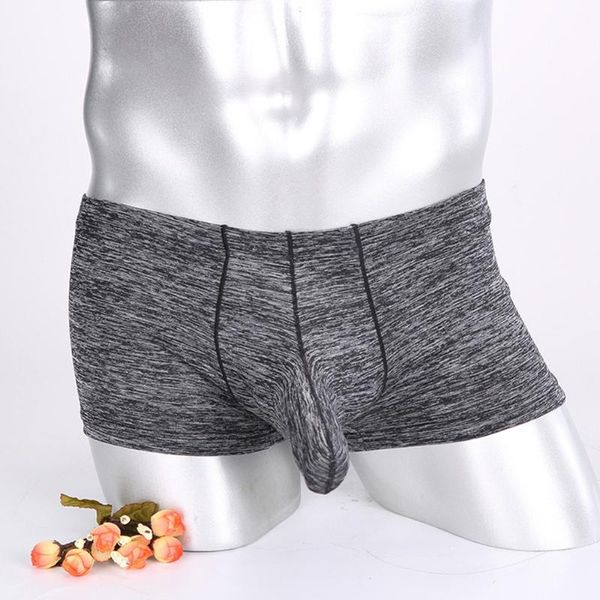 

underpants men's underwear boxer soft breathable fun brief men panty elephant nose bikini briefs, Black;white