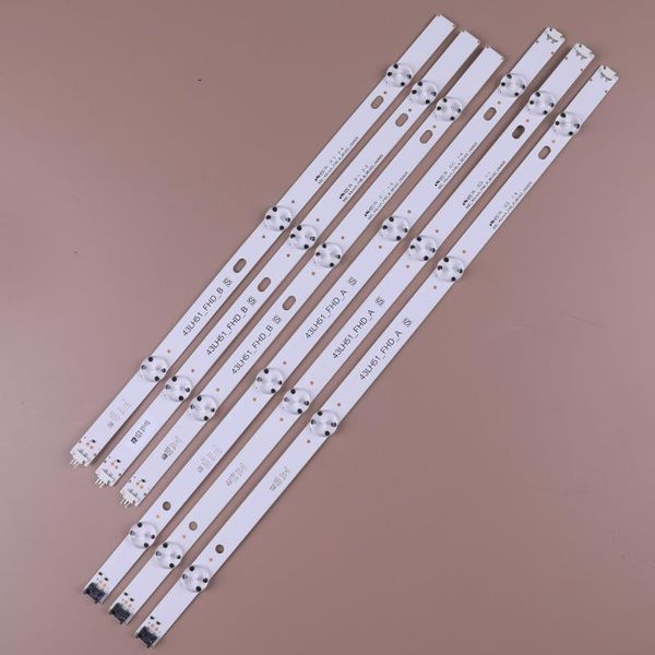 

6piece/lot strip of led 43lh51_fhd _ a type l for lg 43lh5100 43lh590v 43 inch use 100%new lcd tv backlight bar