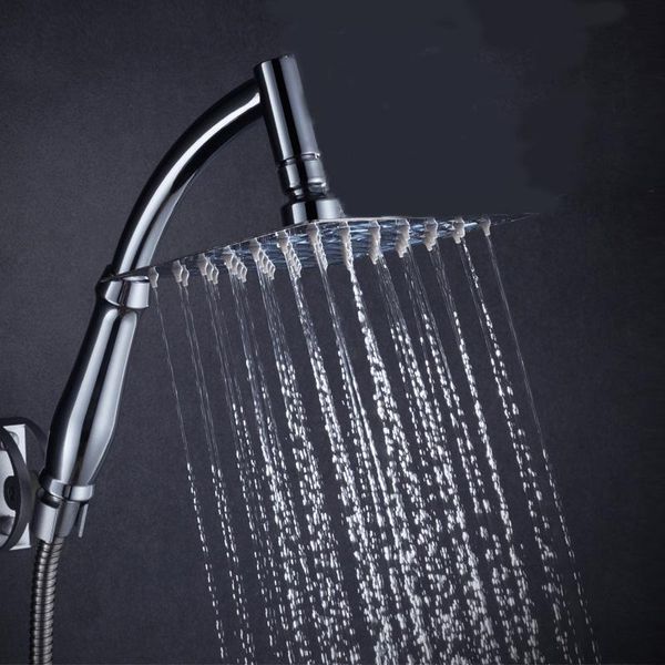 

bathroom shower heads stainless steel supercharged head universal adjustment rain spray large water lotus mist handheld