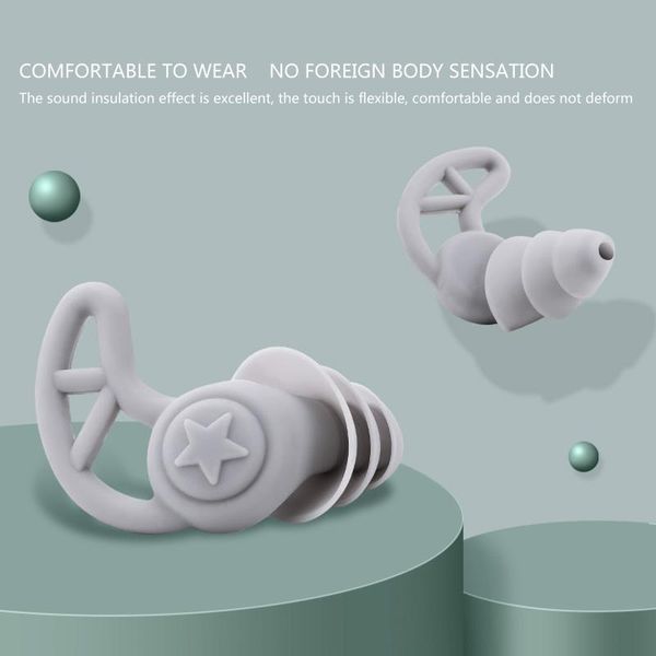 

decorative objects & figurines noise reduction reusable safe silicone anti-noise earplugs cancelling ear plugs sleeping racing shooting trav
