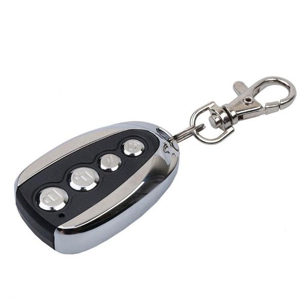 

433mhz universal copy wireless remote control 4 key metal cloning remote controller for electric gate garage door key