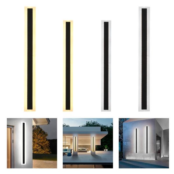 

outdoor wall lamps lamp led long light exterior corridor villa porch yard sconce bedroom luminaire fixture