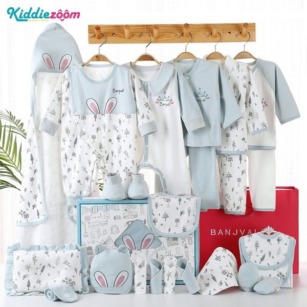 24 pcs unisex baby girl roupas recém-nascido presente conjunto bebê menino roupas de algodão verão bebê suprimentos outono inverno primavera conjuntos de roupas 210309