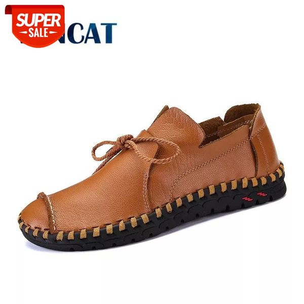 

vancat big size 38-47 new fashion casual shoes men lace up flats summer comfortable handmade driving moccasins men shoes #ev1q