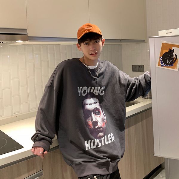 

men's hoodies & sweatshirts privathinker - street style sweatshirt, large men's sweater, hip hop style, brand clothing, 2021, Black