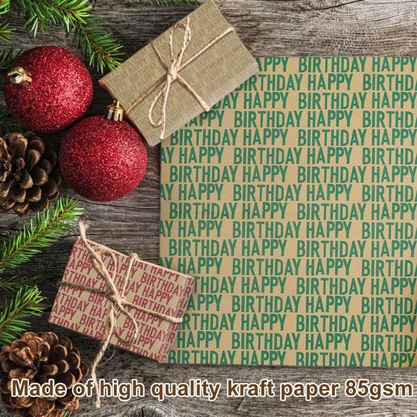 

gift wrap christmas wrapping paper birthday holiday wedding diy kraft craft