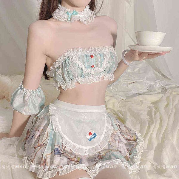 

nxy set japanese bunny girl nice girl outfit dunne pajamas seduction underwear set lingerie cosplay rok for 1210, Red;black