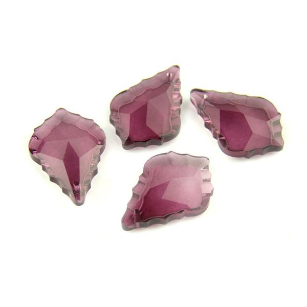

chandelier crystal 38mm-76mm middle purple glass hanging pendant for lamp part