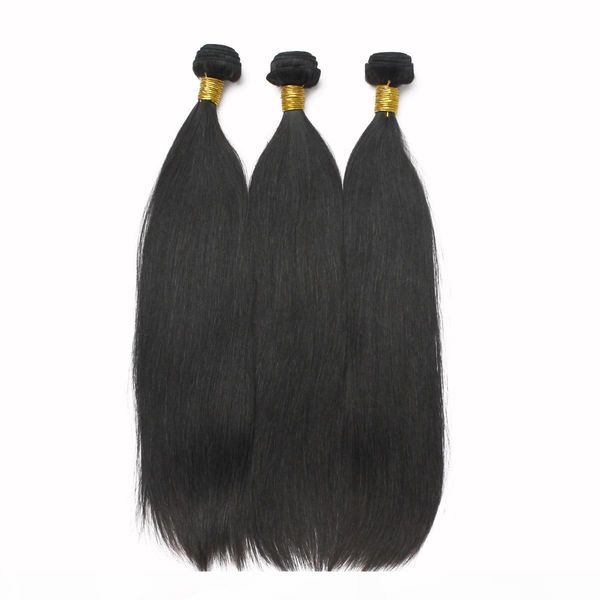 

10bundles lot factory wholesale soft brazilian straight hair weaves 100 human remy hair extension 1b natural black full peruvian virgin hair