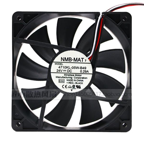 

fans & coolings for nmb 4710kl-05w-b49 12025 12cm 24v 0.29a equipment fan 120*120*25mm